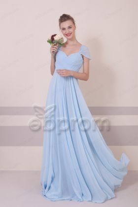 Light Blue Maternity Bridesmaid Dresses