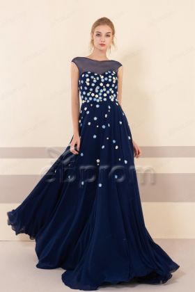 Modest navy bridesmaid sales dresses