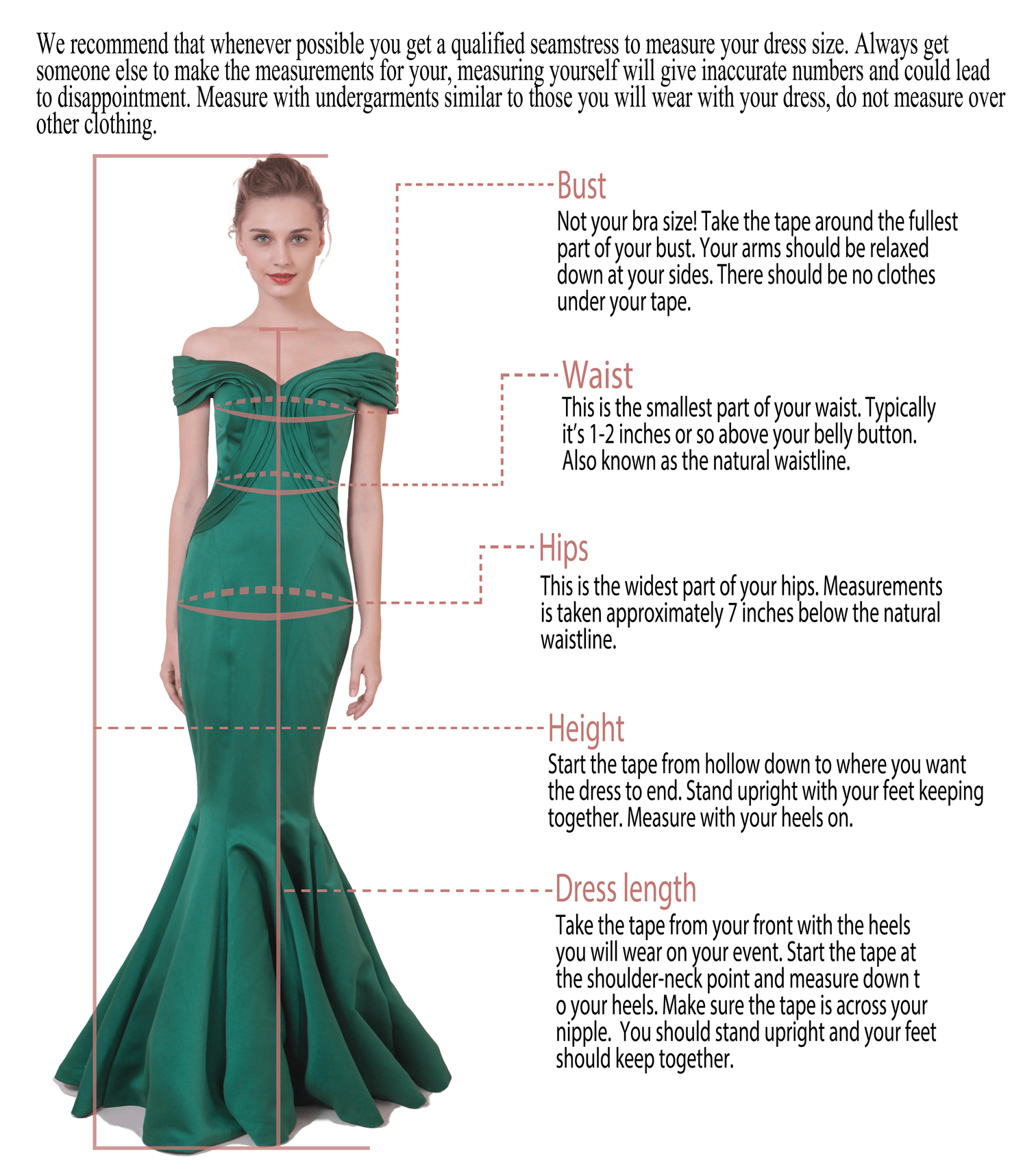 How to take the ladies' Shoulder to Bust measurement – SuitMeUp